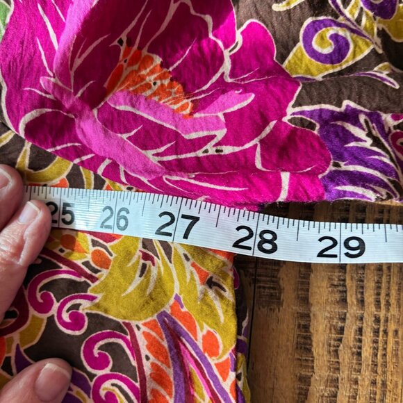 Oddi 3XL Floral Boho Tunic Blouse Festival Festive Peasant - Picture 4 of 7